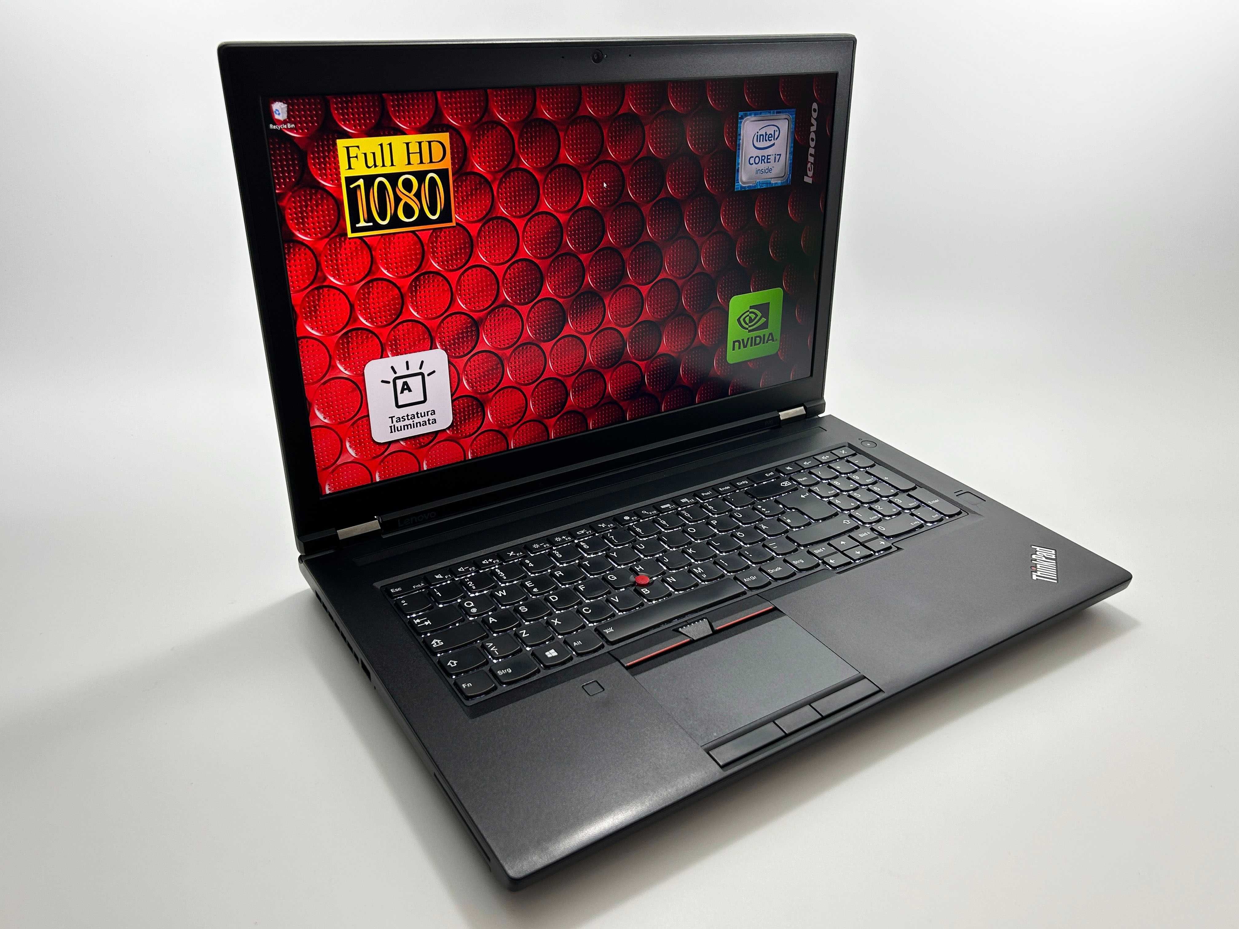 Laptop Lenovo P70 Ecran 17.3 inch i7 512GB SSD Nvidia Quadro CA NOU