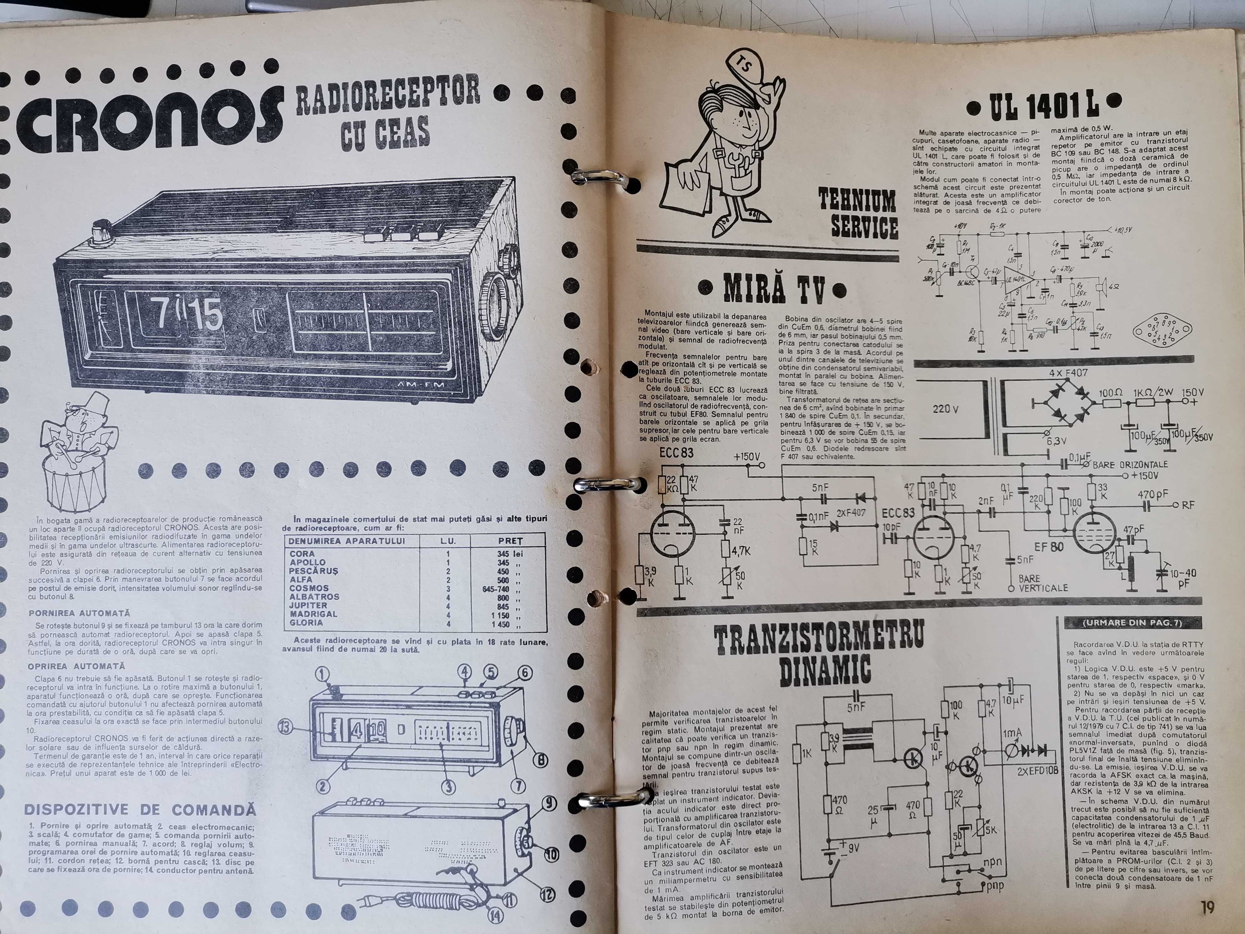 Colectie Tehnium 79 80 82 revista 26 numere