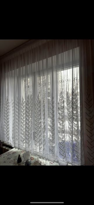 Тюль для кухни.Турция,готовая.Новая.