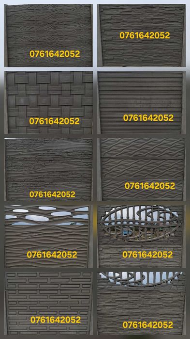 Producem gard de beton Și Confecții metalice