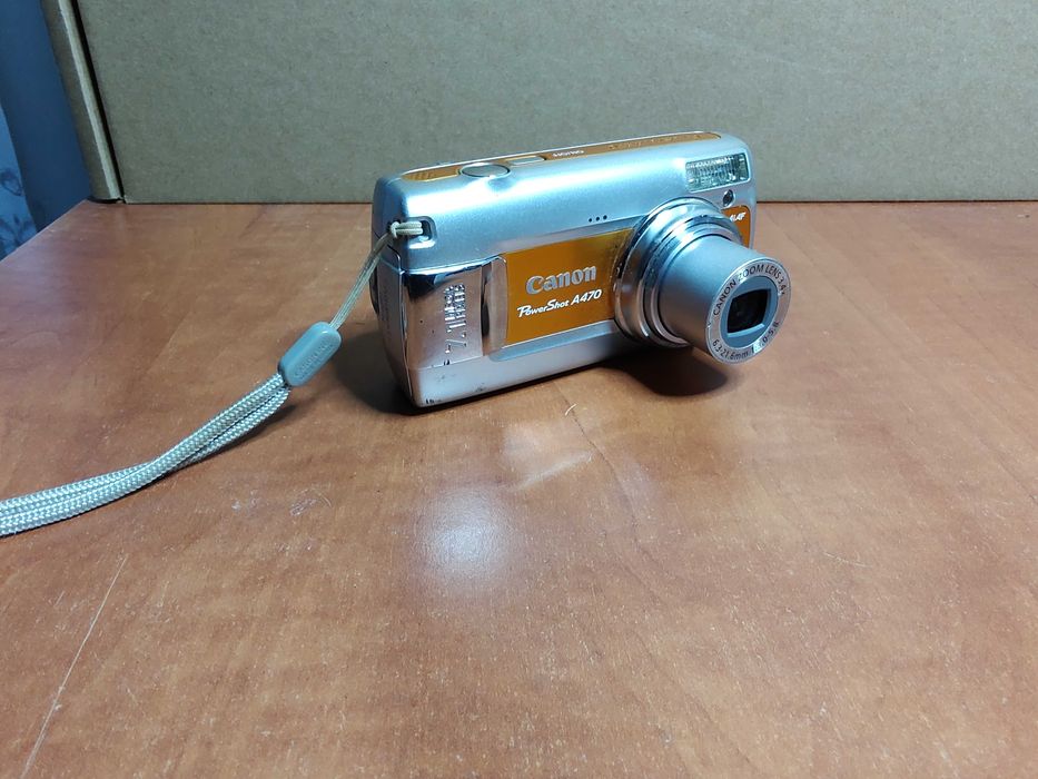 Aparat foto digital Canon PowerShot A470, 7.1MP, gri