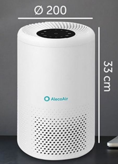 Purificator aer ALECOAIR P14MINIO, 4 trepte viteza, HEPA, alb
