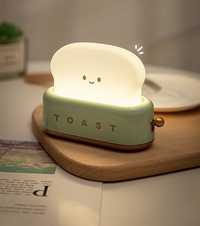 Беспроводной ночник светильник тостер