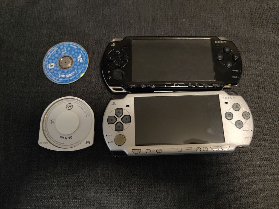 Psp 2004 negru si limited edition final fantasy vii