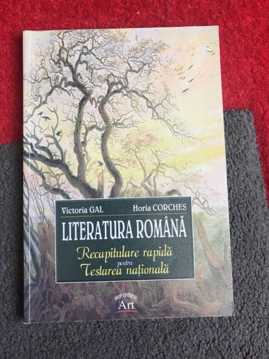 Recapitulare rapida pentru testarea naționala - literatura romana