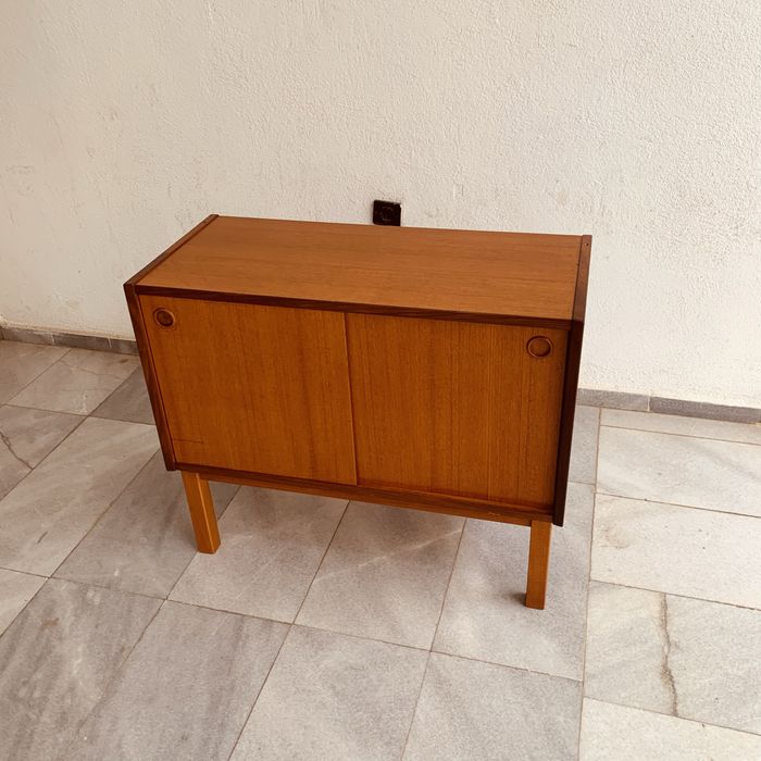 Скрин от тиково дърво, Швеция, 1960 г