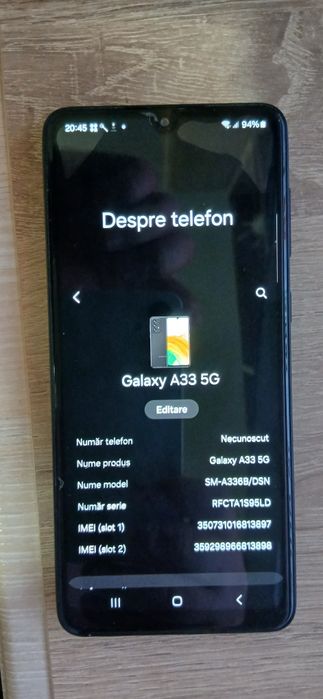 Samsung A33 5G..