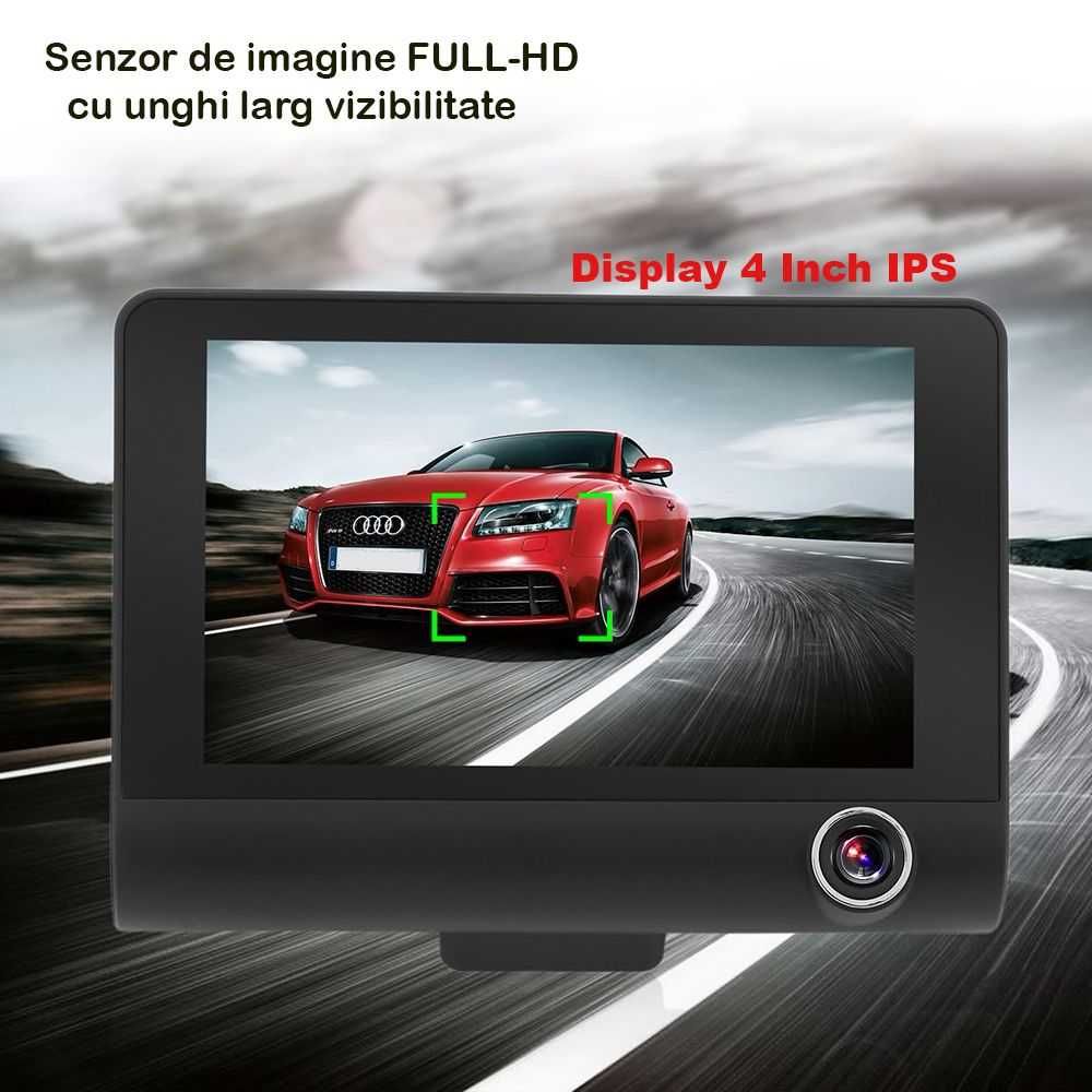 Camera video auto tripla dvr supraveghere luat vederi