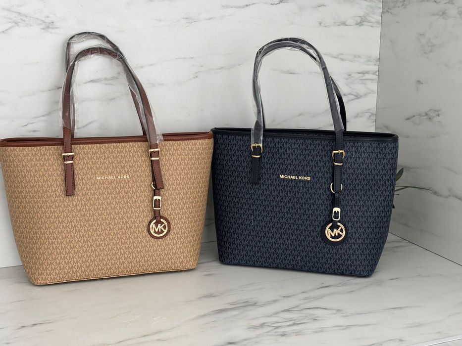 Geanta Guess - Michael Kors  Alb/Negru