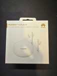 Casti wireless Huawei FreeBuds 4i, Active Noise Cancelling, albe +husa