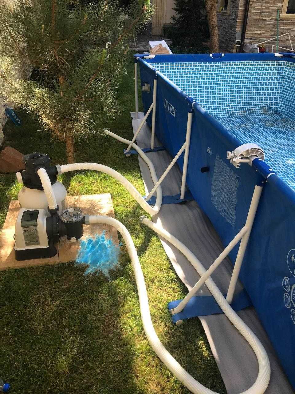Песочные фильтры Intex с технологией Hydro Aeration для бассейна