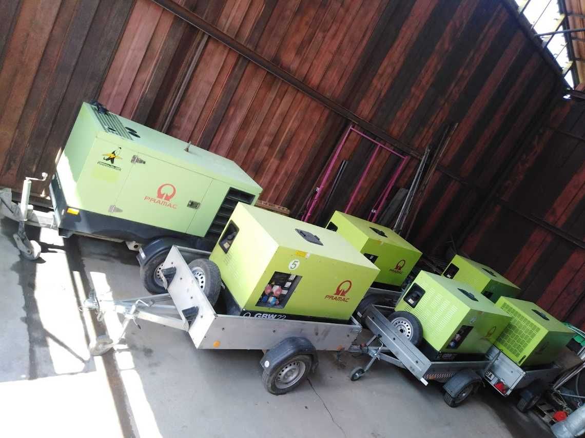 Generatoare de inchiriat curent  1-110KW Inchiriere generator Sibiu