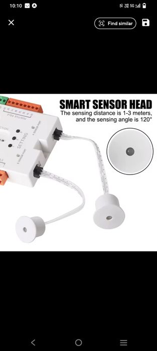 Controler inteligent scari 32 trepte cu senzori miscare