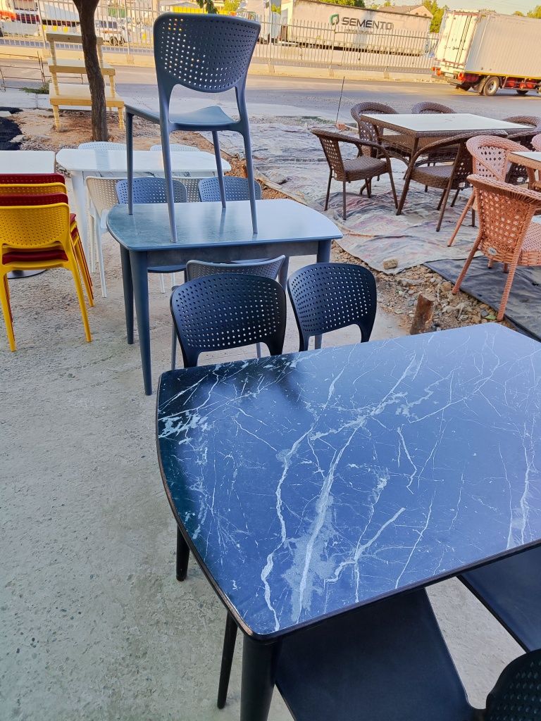 Stol stul oshxona kafe hovli va hokozolar uchun
