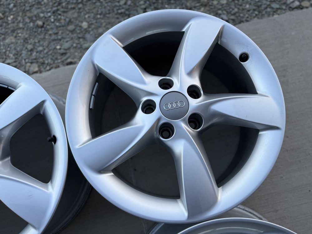 4бр. КАТО НОВИ 17” ОРИГИНАЛНИ Джанти 5х112 за-AUDI/VW/VAG-7.5Jx17,ET37