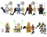 Set 8 Minifigurine tip Lego Star Wars cu Temple Guard, IG-88, Clone CT