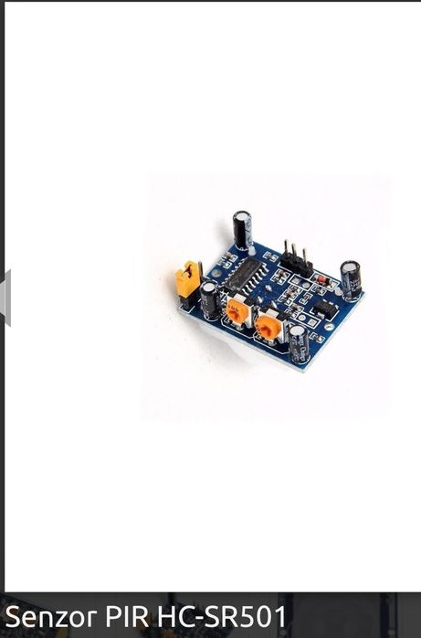 Senzor prezența PIR HC-SR501 și Placă expansiune compatibila Arduino V