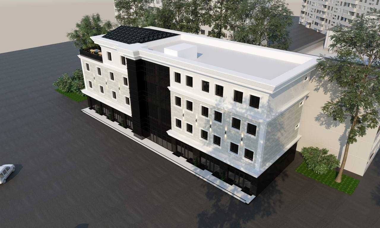 Здание под бизнес Юнусабад, 2305 м², первая линия
