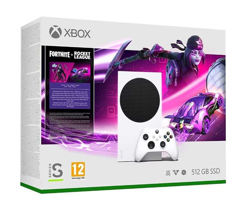 Consola Microsoft Xbox Series S 512GB + Fortnite & Rocket League