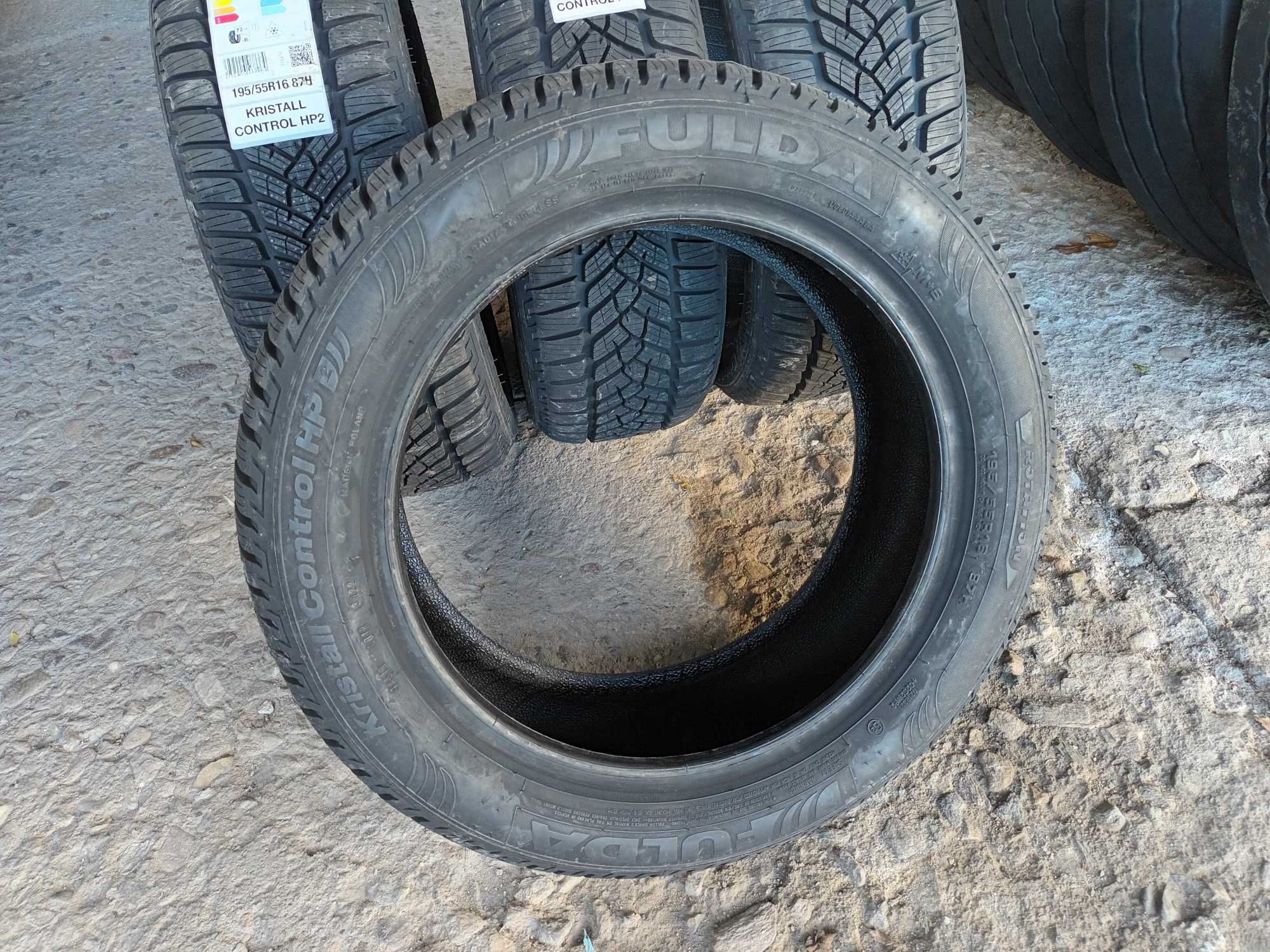 4 Нови зимни гуми 195/55 R16 Fulda Kristall Control HP2 87H M+S