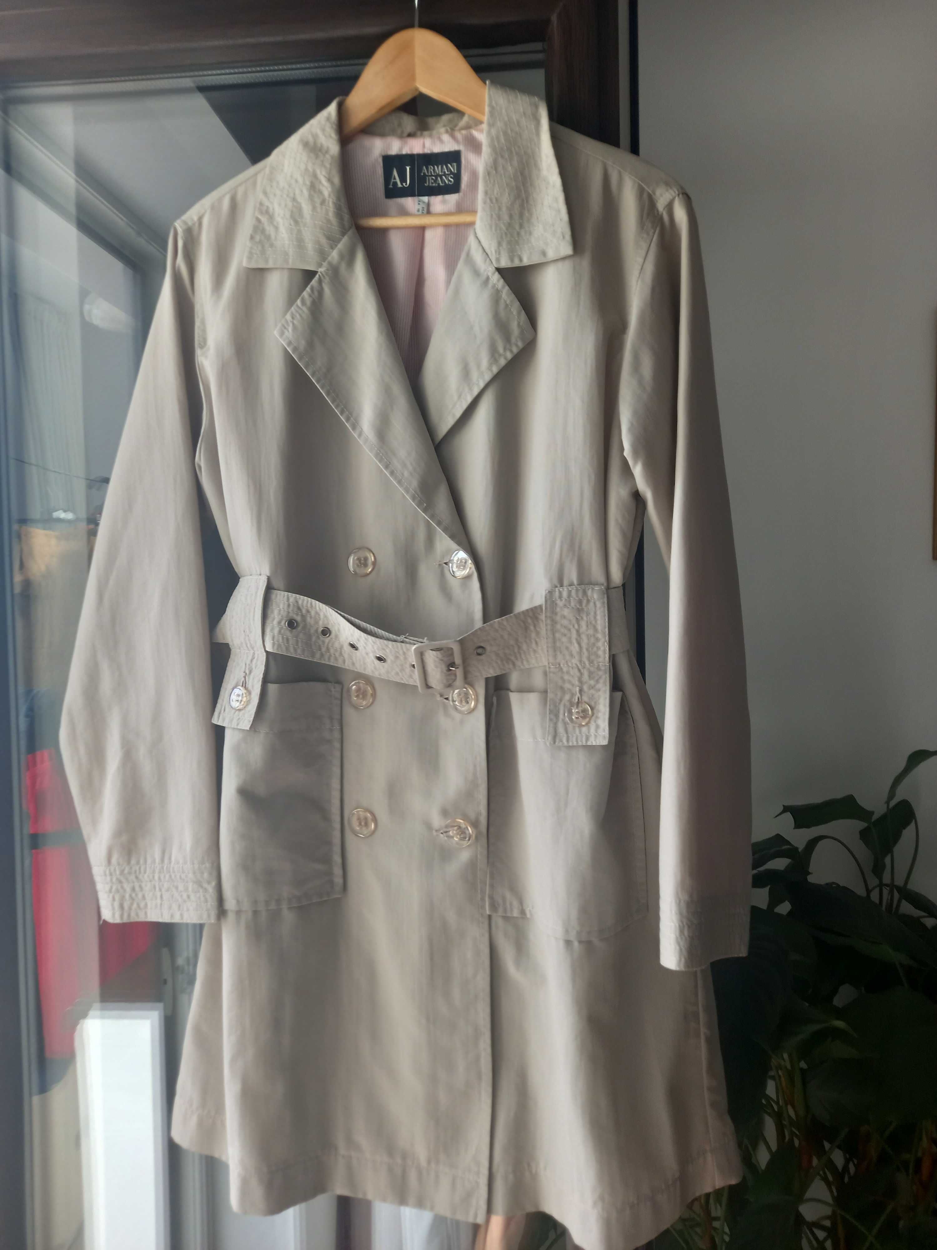 Trench ARMANI  JEANS, bej, mărimea 44