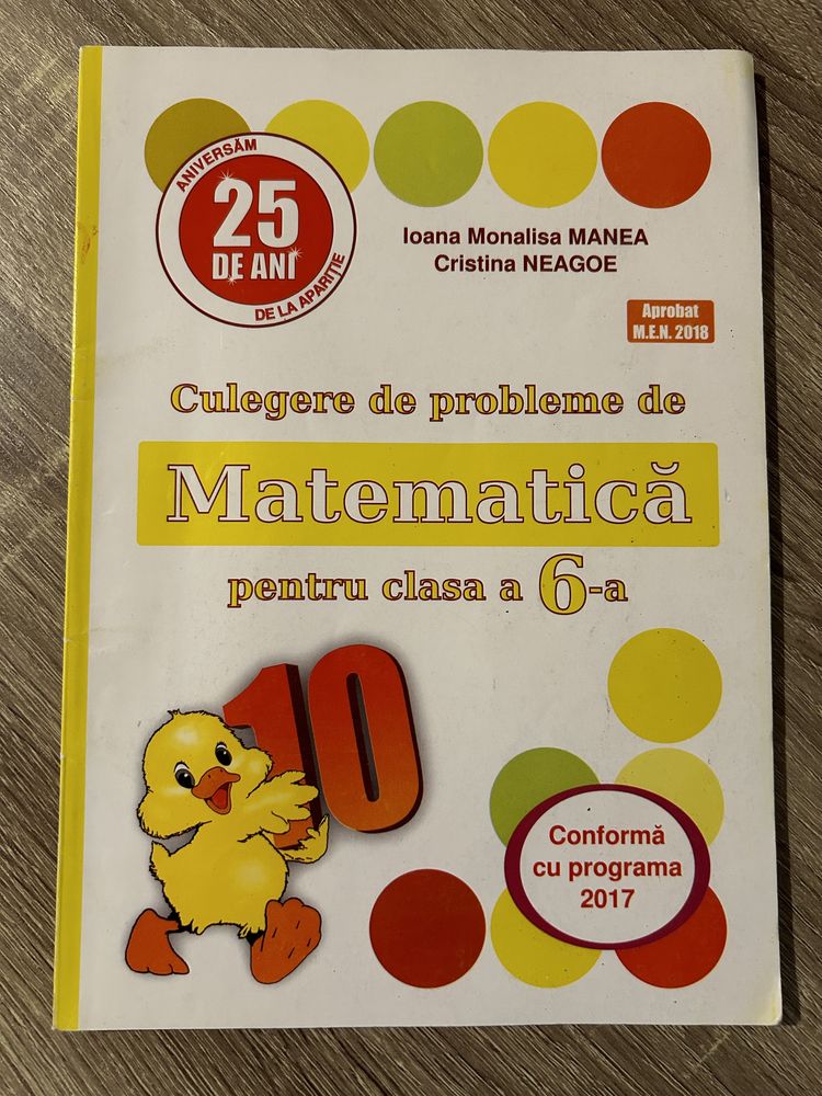 Puisor culegere matematica clasa a 6-a