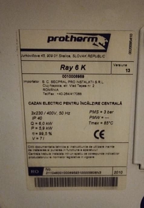 Vând centrala electrica 6kw - 220/380