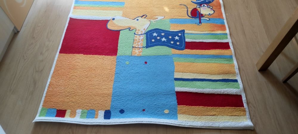 ИЗПРАН Детски килим с животни-пирати