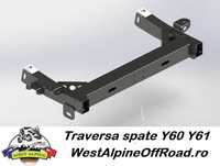 TRAVERSA spate cu bare laterale sasiu Nissan Patrol Y60 Y61 IOD