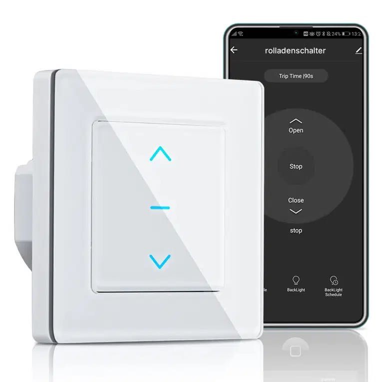 MOES Смарт ключ за ролетни щори с управление през телефон (Wi-Fi)