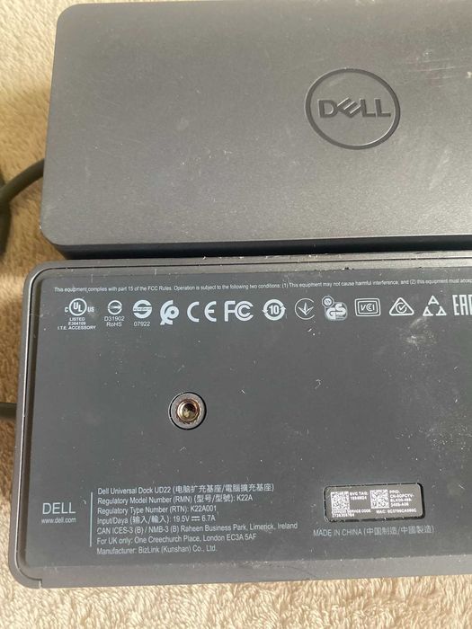 Docking Station Dell WD15 USB-C K17A, merge la orice laptop