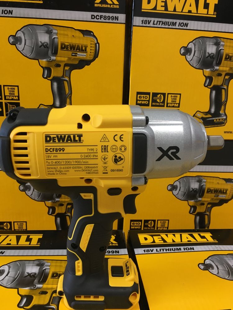 Гайковерт DeWALT DCF899N 18V XR Brushless / Безчетков 950Nm/610W