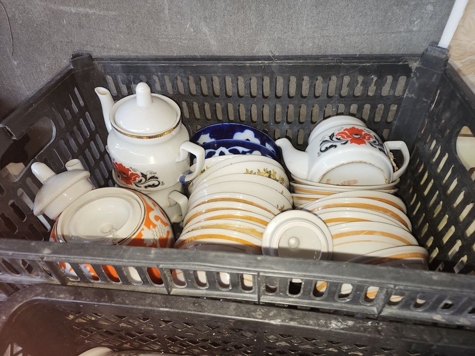 Посуда из дома. Б.у.