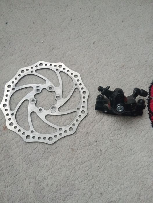 Продам тормозной супорт и диск на велосипед