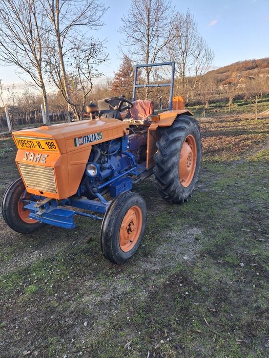 Tractor Same 35 Cp +remorca și plug 2 brazde