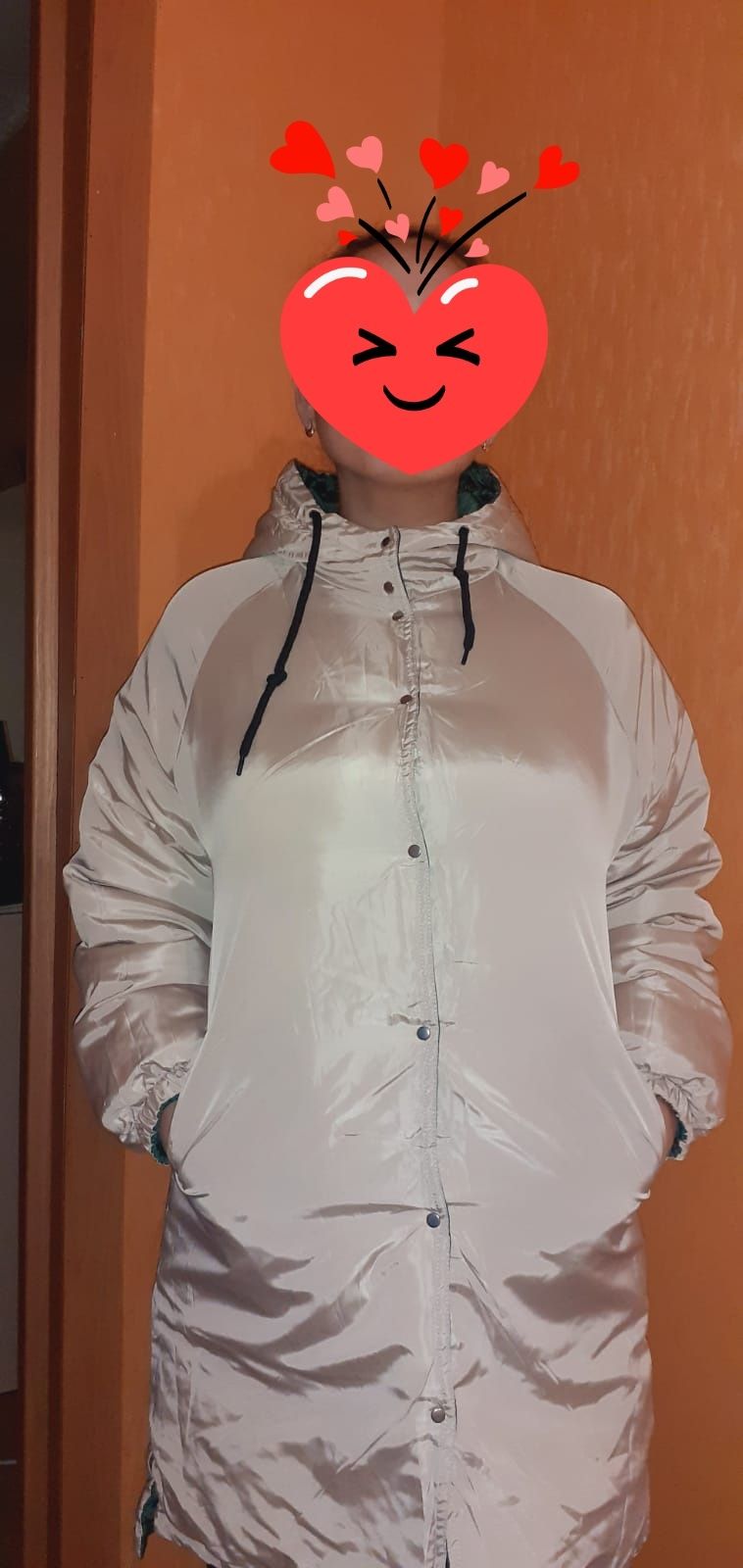 Новая двусторонняя куртка осенняя/димесезон