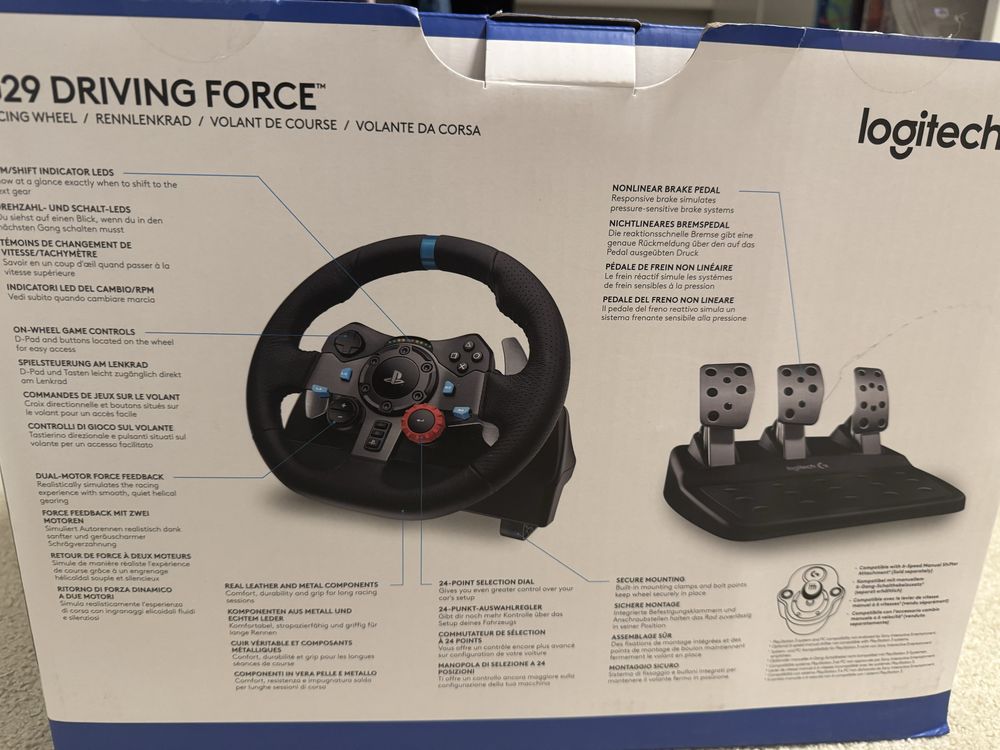 Комплект волан logitech g29 и педали в гаранция