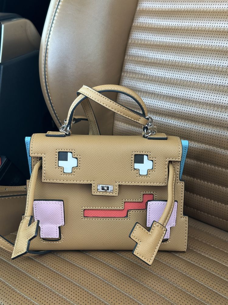 Мини чанта Hermes Kelly Picto