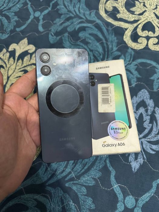Samsung Galaxy A06 8/128GB Black 2025 Karobka Holati Yaxshi хороший