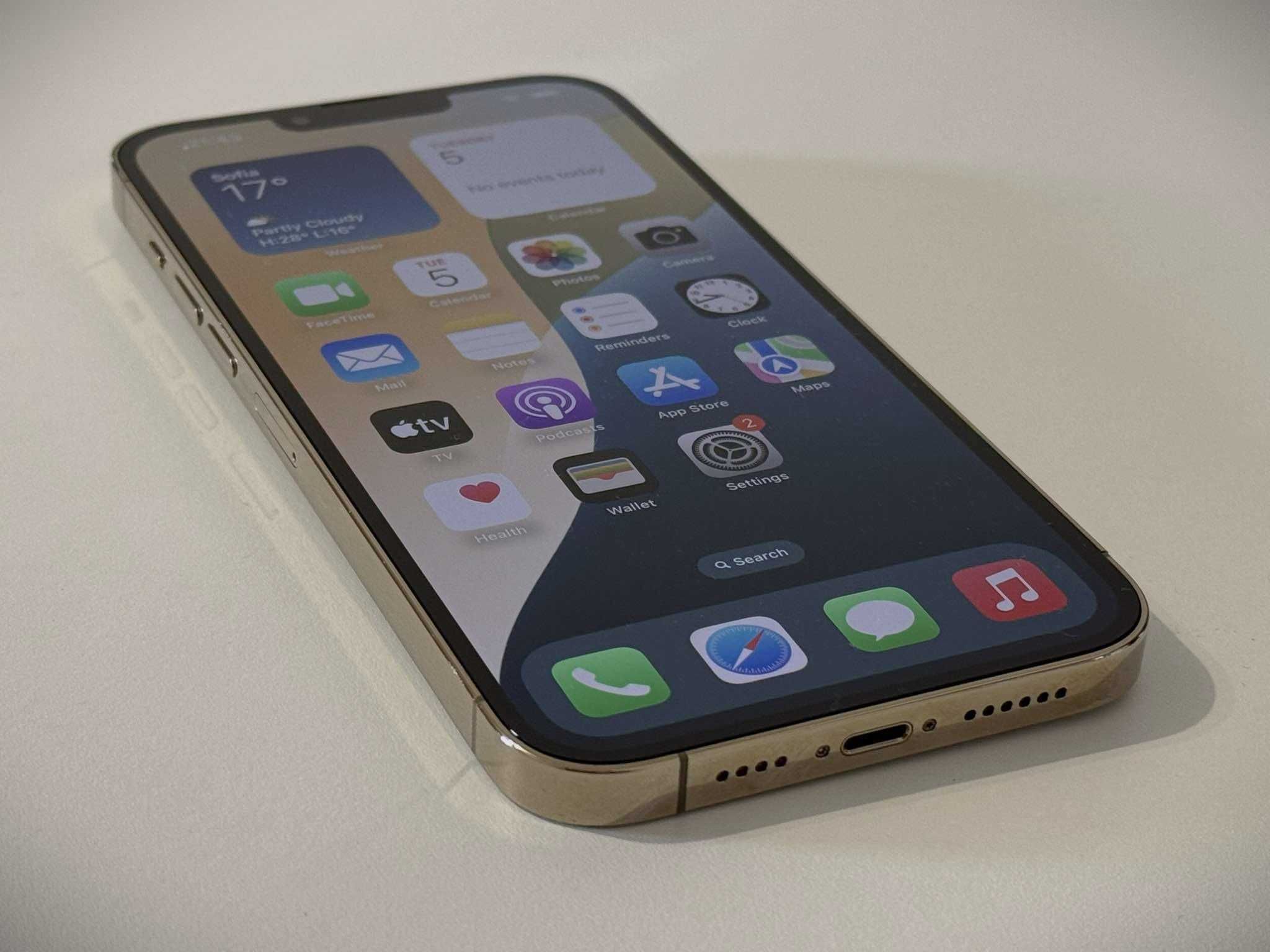 Бартер! iPhone 13 Pro Max 256GB Gold (Златен) 83% Батерия.