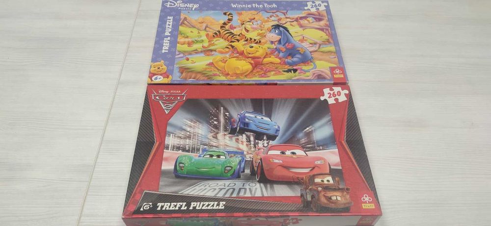 Пъзели и куфар за рисуване