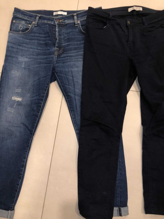 Set jeansi Zara&Zara Trafaluc, noi fara eticheta, mar. 42