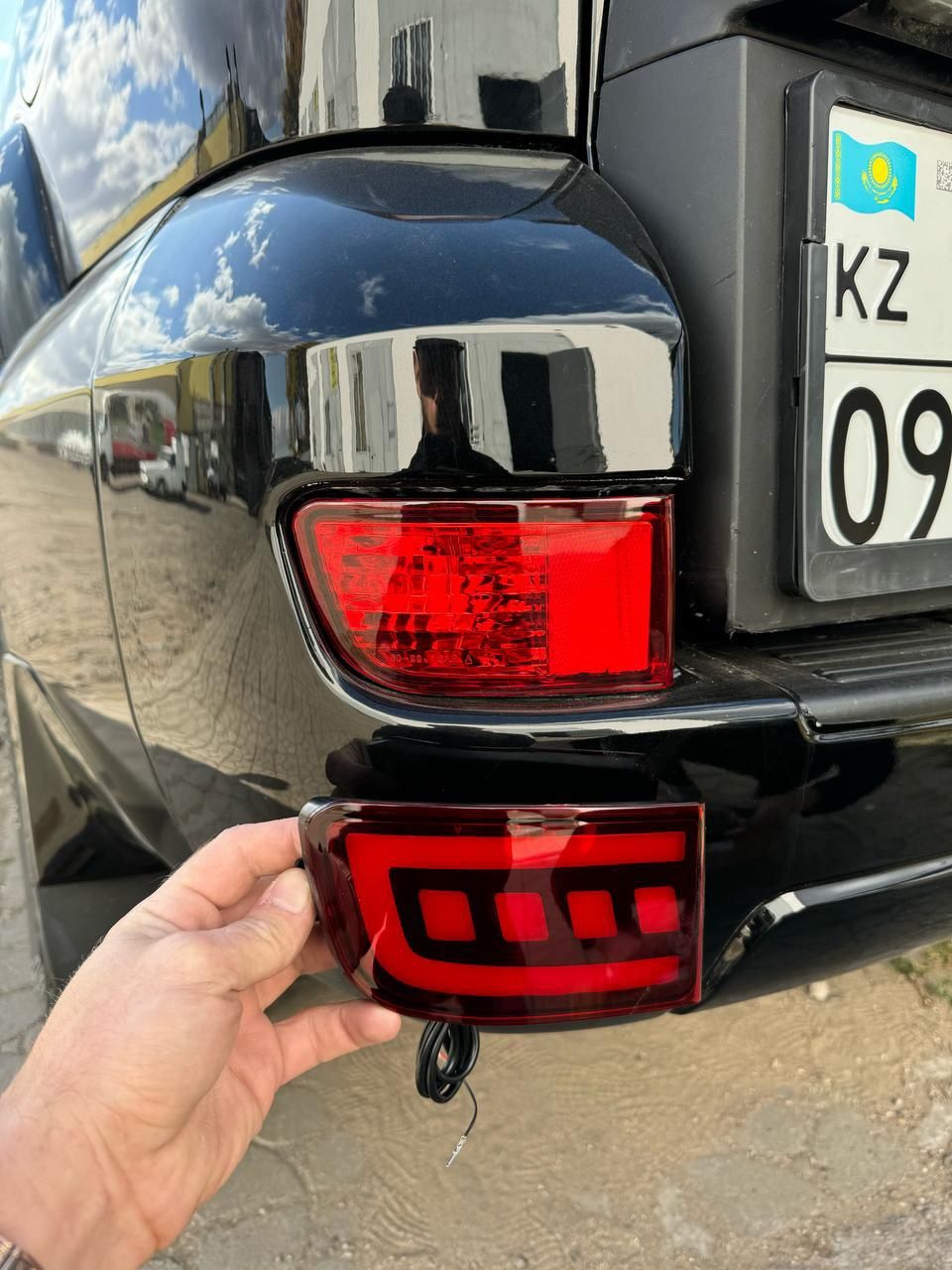 Led катафоты в задний бампер