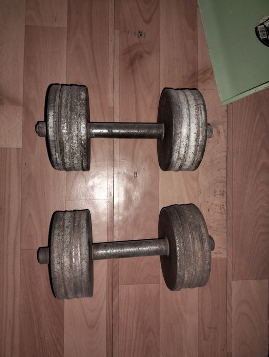 Гантели железные