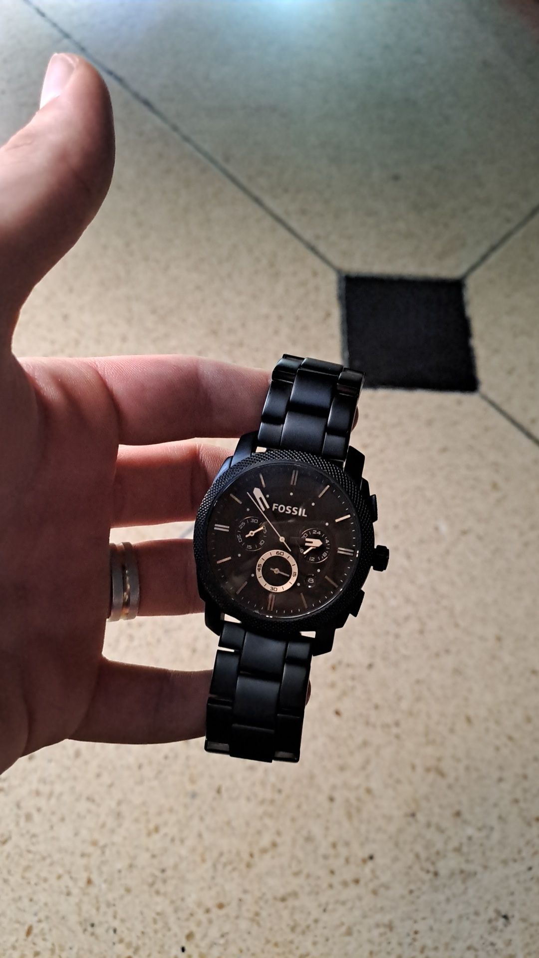 Часы "Fossil" черный матовый