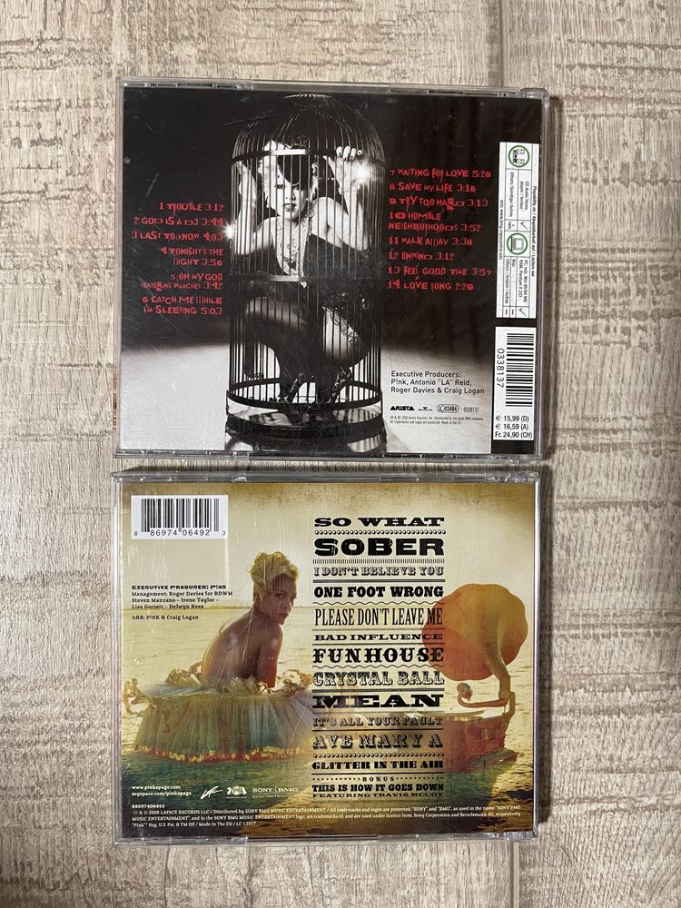 Lot cd-uri originale P!NK (PINK) - primele 5 albume