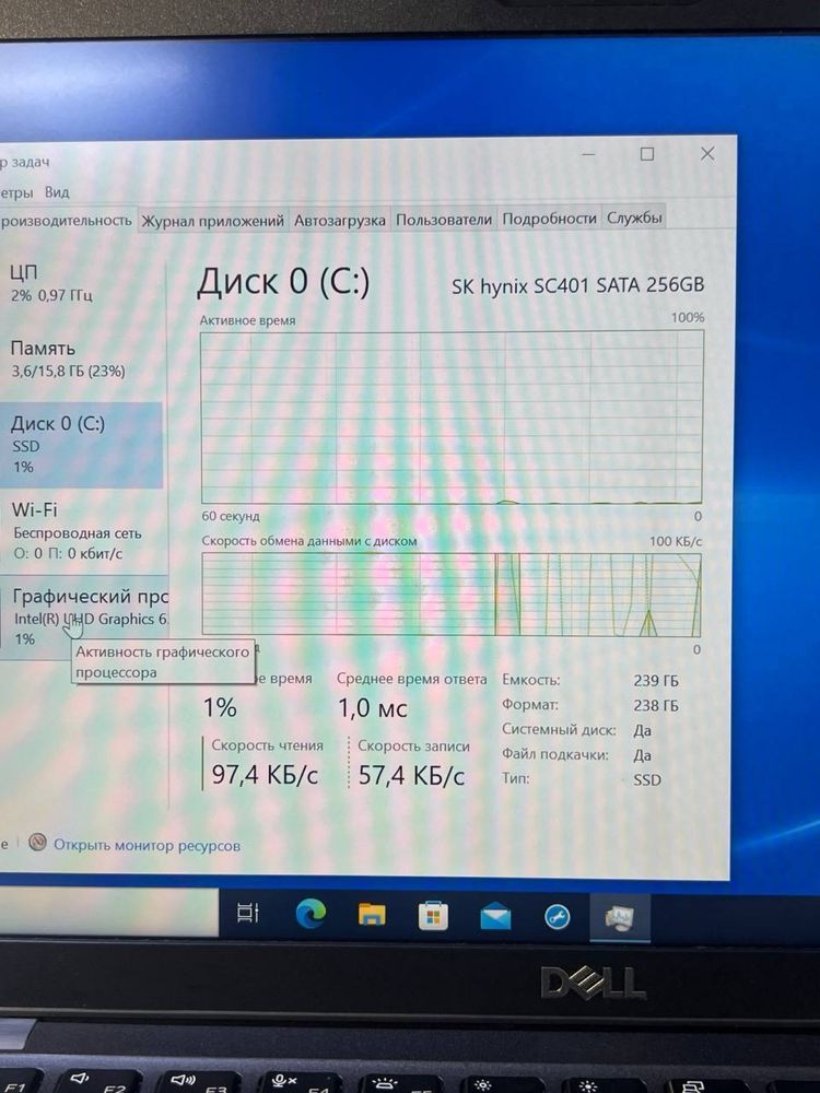 Dell core i5-9 Ram 16gb ssd 256gb
