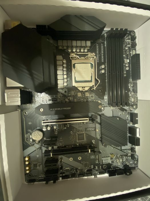 Kit placa de baza msi z490-a pro si procesor i5 10400f