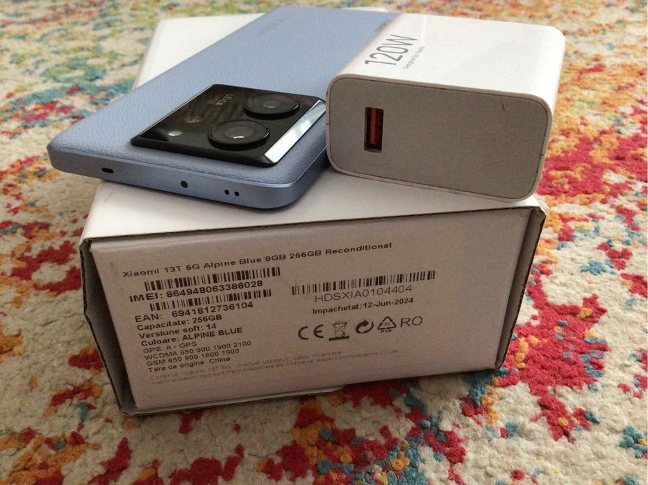 Xiaomi 13 T alpine blue 8/256 gb in stare excelenta