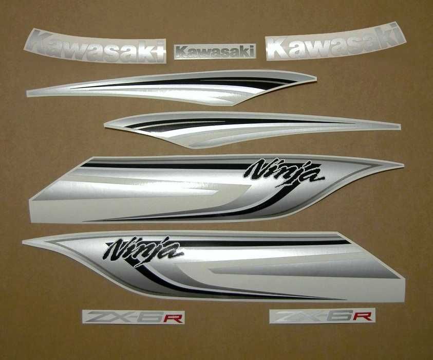 Стикери Kawasaki ZX6R 2010 ninja 2013 кавазаки 2011 зх6р 2012 лепенки